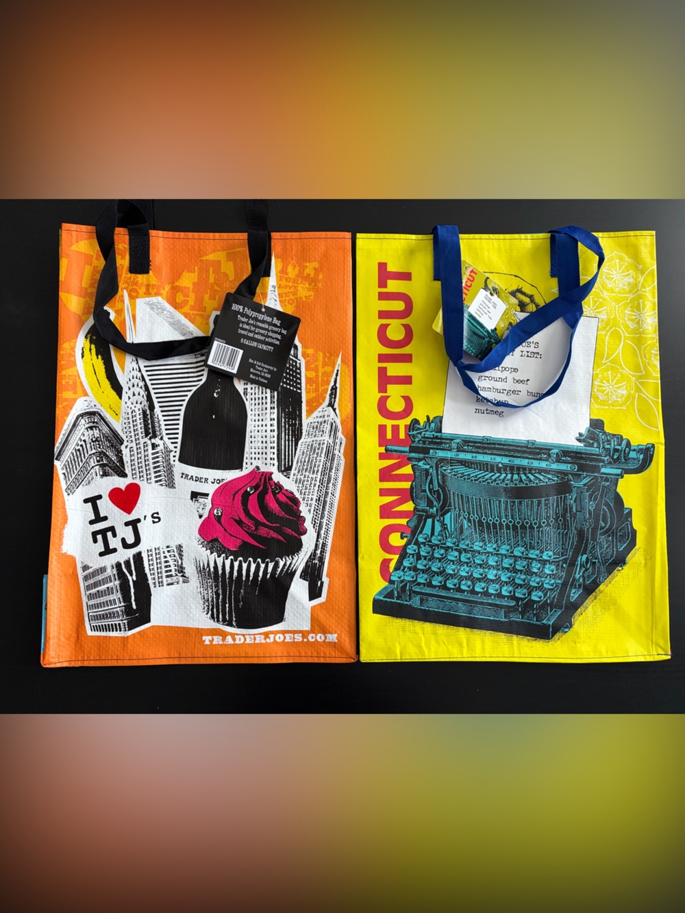 Trader Joe’s 100% reusable polypropylene bags
